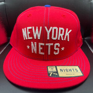 Men's retro Reebok New York Nets Hat Size 7 3/4